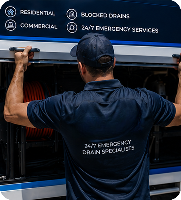 Licensed blocked drain plumber servicing a Campbelltown home